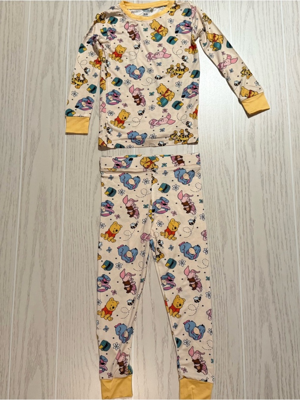 Boutique Bamboo Pajama Set Unisex 2-3Y Winnie Pooh 2PC Soft Sleepwear